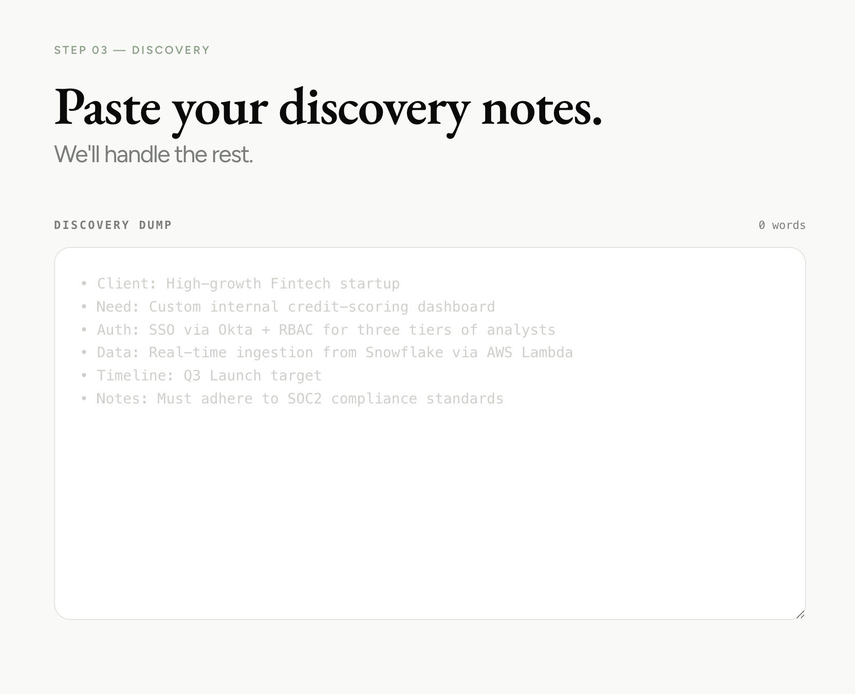 Paste Discovery Notes
